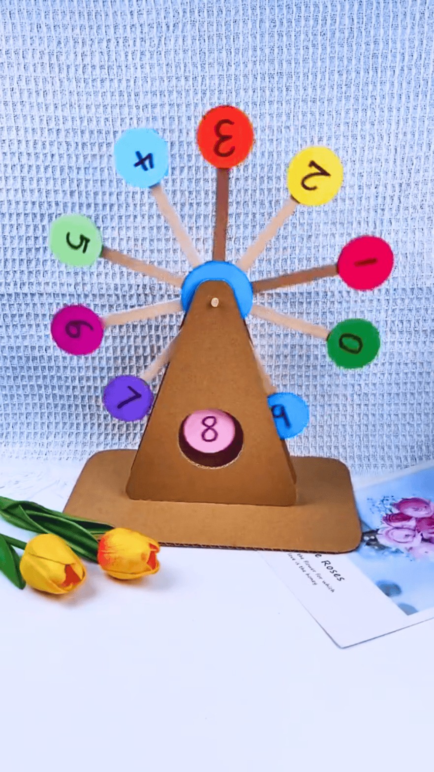 DIY Spinning Number Wheel