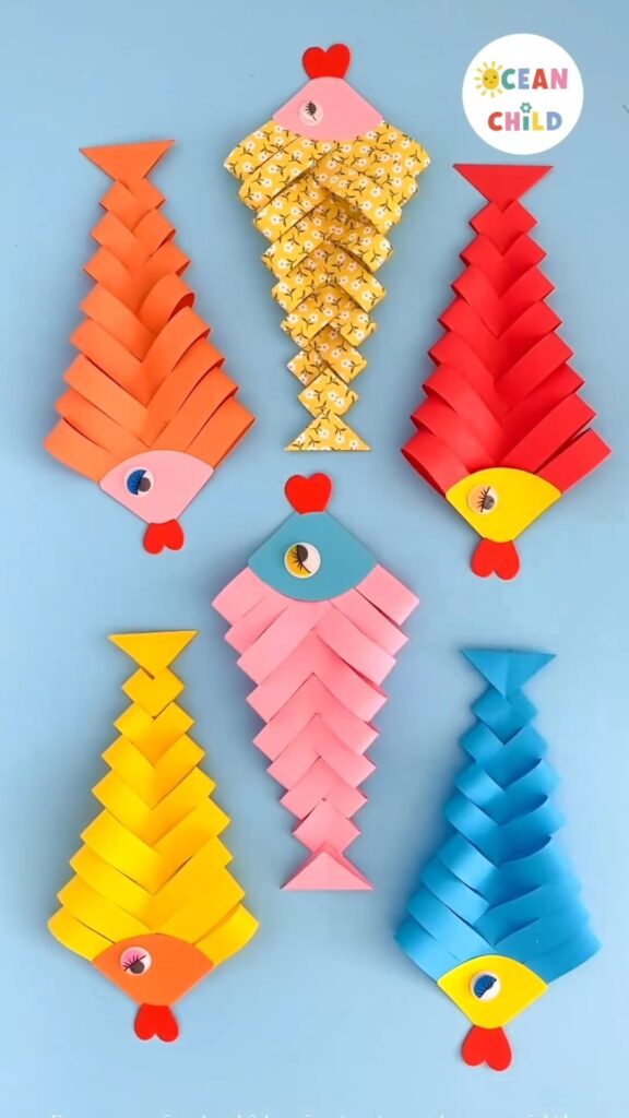 DIY Beautiful Paper Fish Tutorial