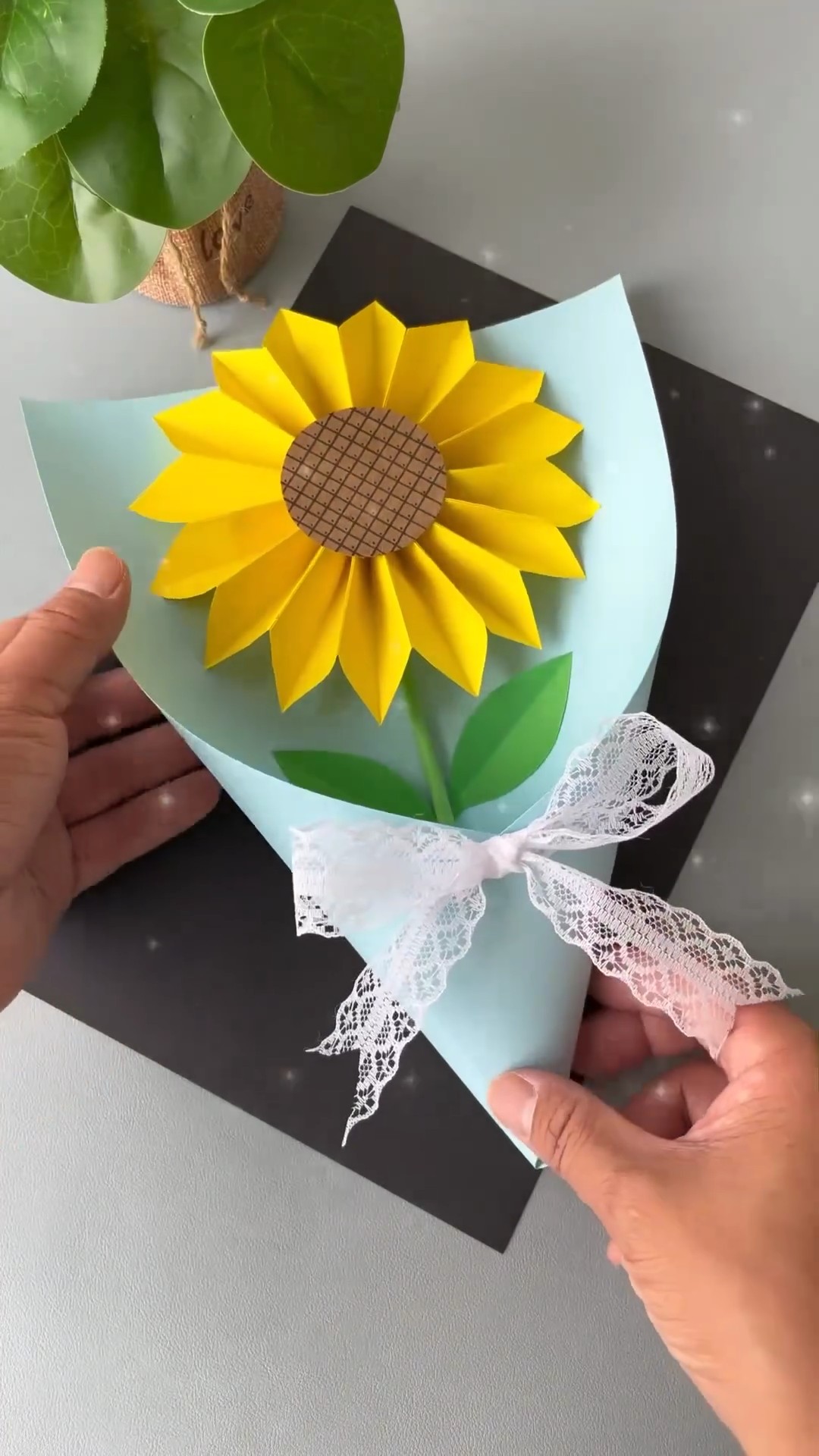 DIY Paper Sunflower Tutorial