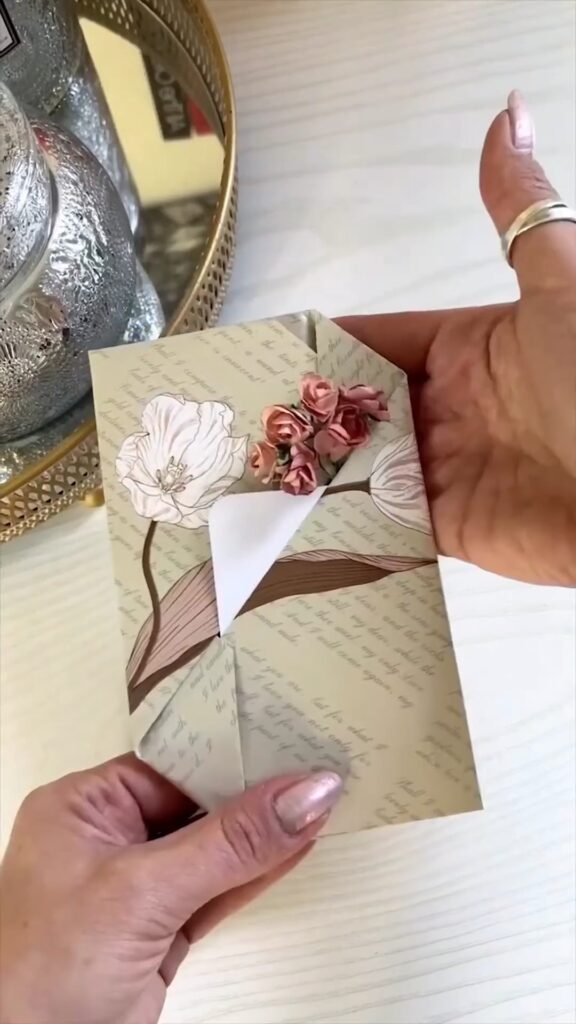 How to Wrap Money or Gift Cards in a Beautiful Origami Envelope