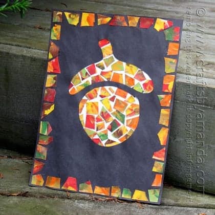 Acorn Mosaic Craft