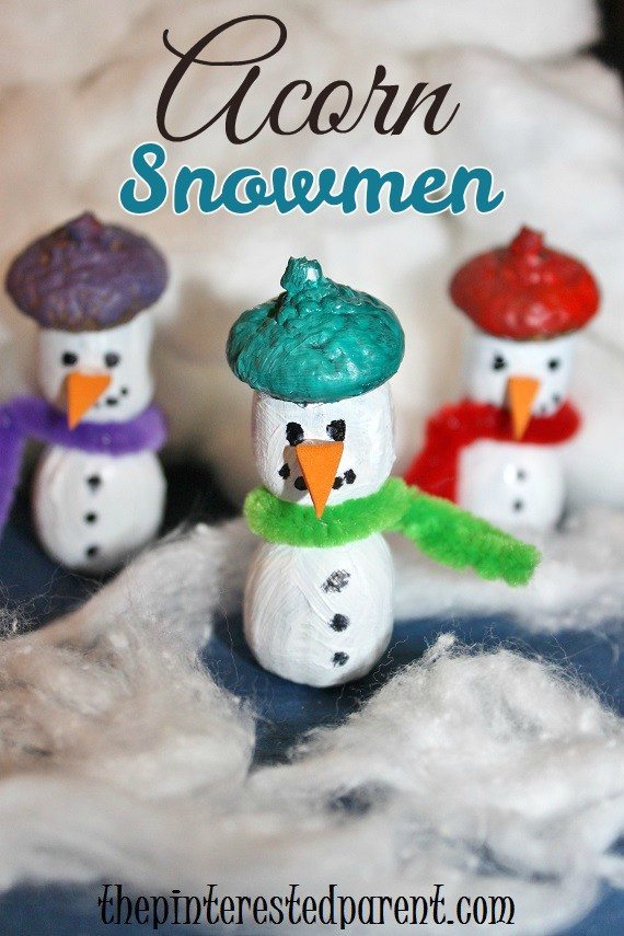 Acorn Snowmen