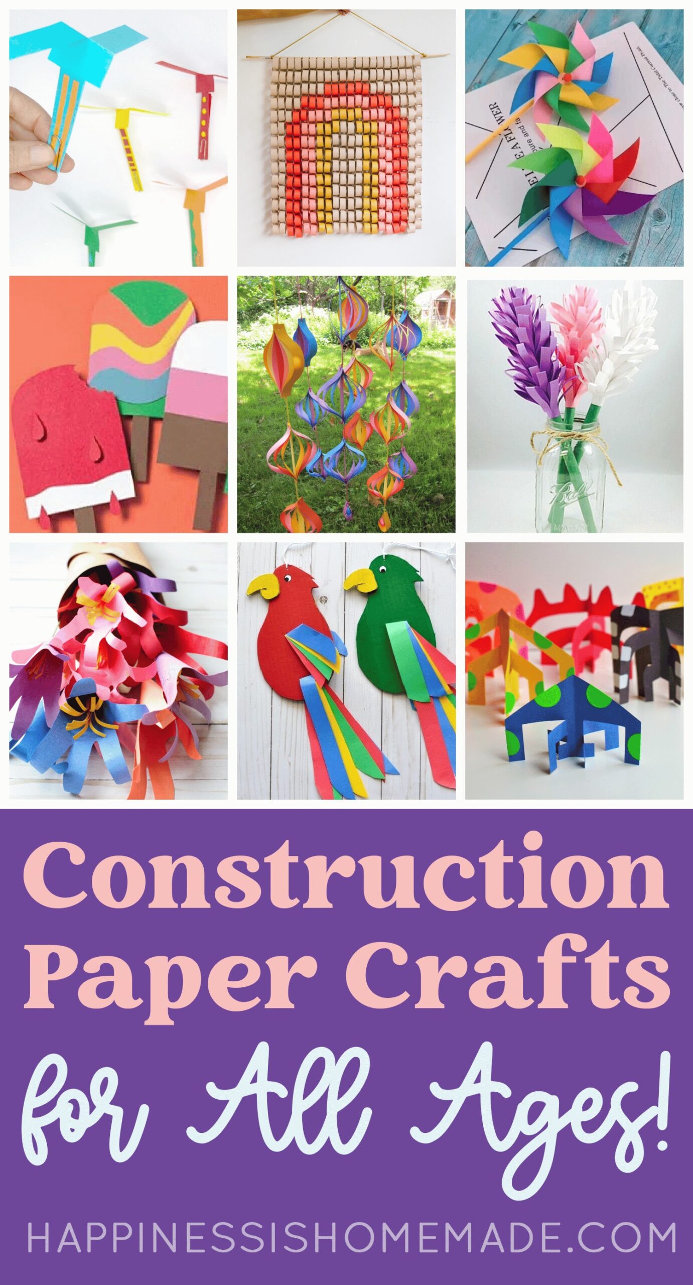 45 Beautiful Construction Paper Craft Ideas