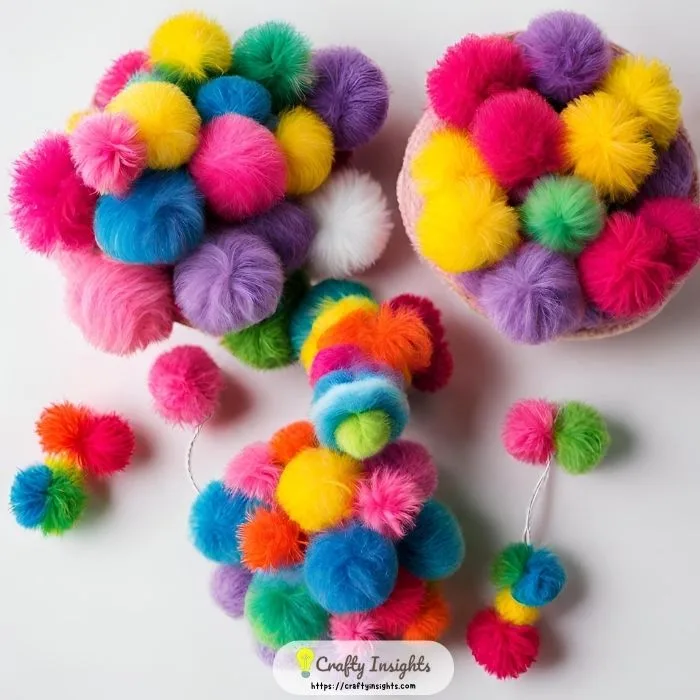 43 Beautiful Pom Pom Craft Ideas