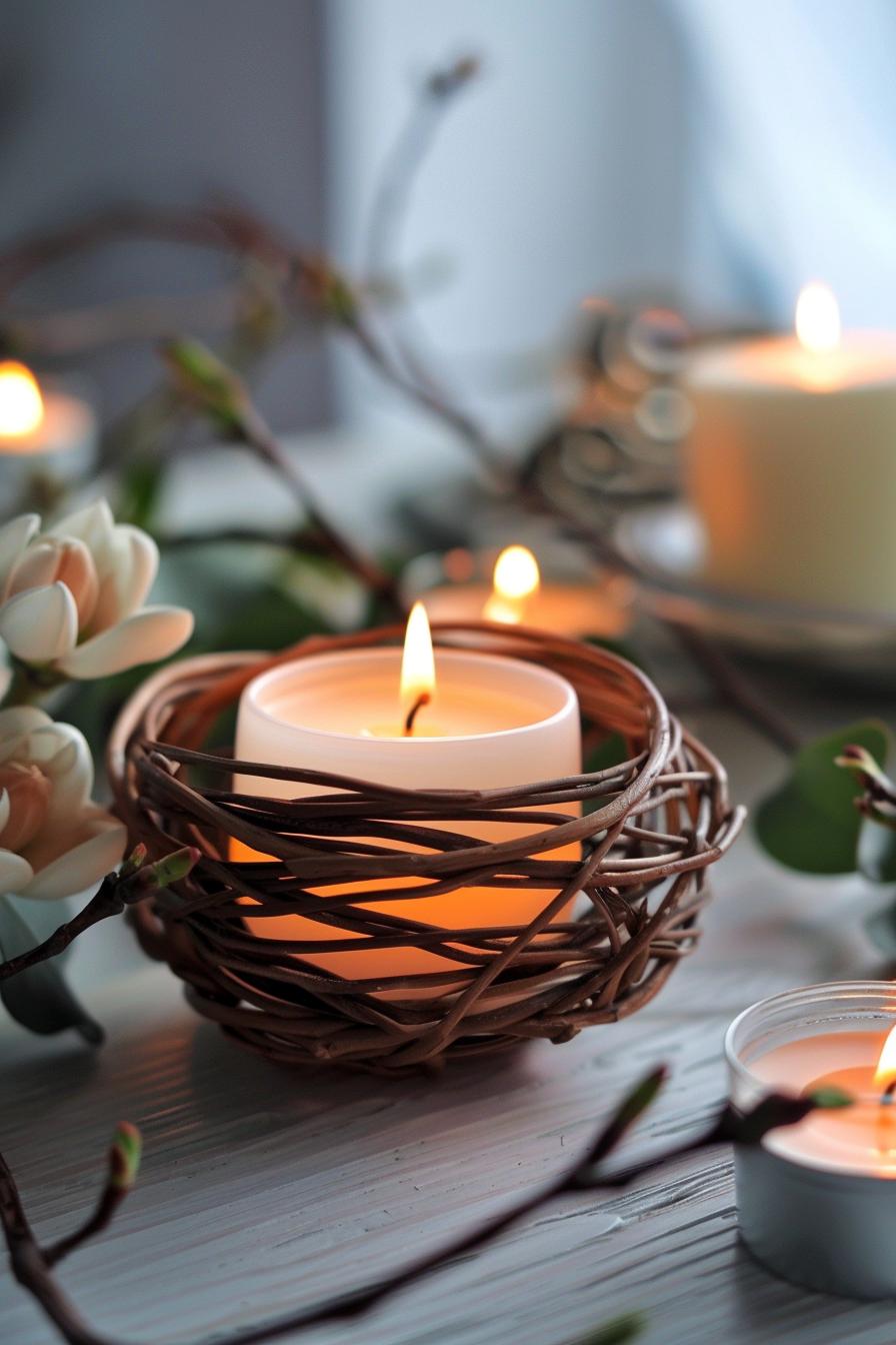 18 Beautiful Candle Holder Craft Ideas