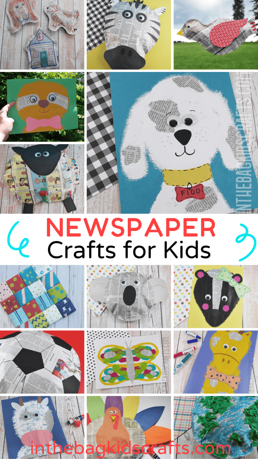 45 Creative Newspaper Craft Ideas